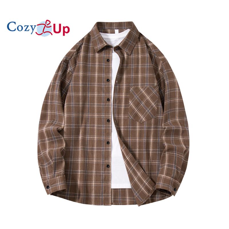 

Mens Button Down Shirts Wrinkle Free 4-Way Stretch Print Business Casual Shirt 5XL колір світло кави