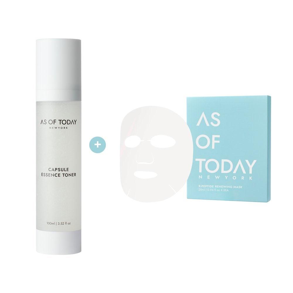 

Capsule Essence Toner 100ml+R-Peptide Renewing Mask Pack 5pcs
