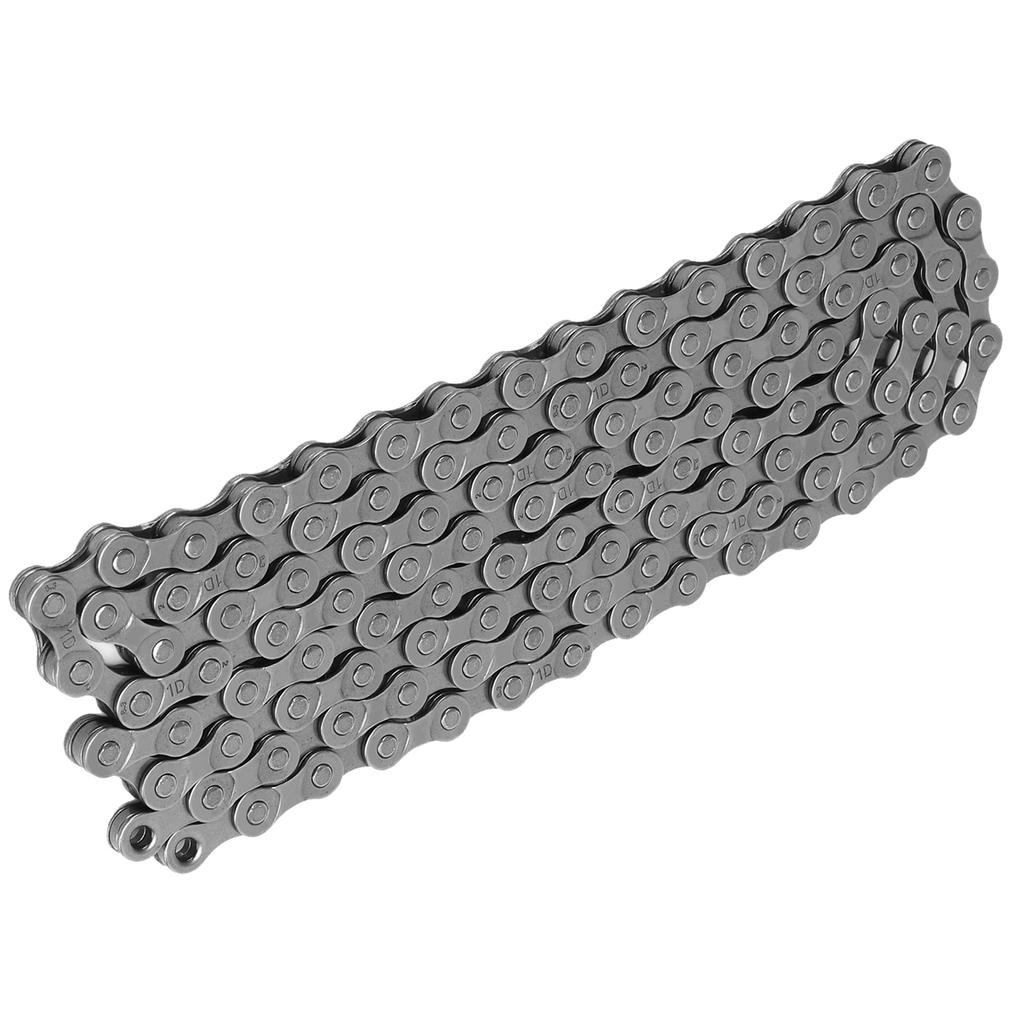 Bike Chain 116 Links 8 Speed Single Speed Cycling Chain with Hook and Loop Buckle Storage Box for Mountain Road Bicycle