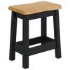 VidaXL Bar Stool EKAI 2 pcs Black 40 x 29 x 45.5 cm