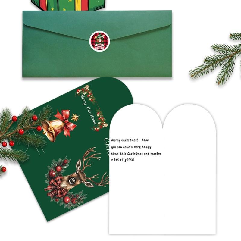 Creative Holiday Greeting Card With Envelopes Christmas Card For Travelers Office Use Festives Occasion