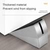 Heavy Duty Door Stop Wedge Stainless Steel Floor Doorstop Spring Door Stopper  Door Bottom