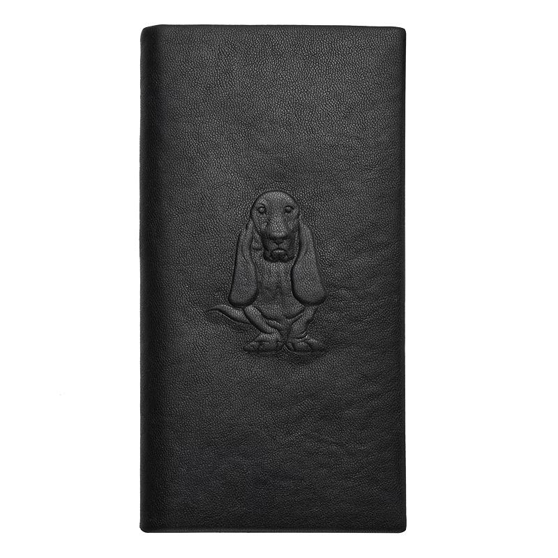 Мужской длинный кошелек Hush Puppies из натуральной кожи Long Wallet
