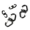 360 Rotating Double Carabiner Mountaineering Buckles Camping Double Hook Portable S Chain Hook Camping Accessories