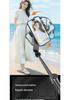 Tragbarer Bluetooth Selfie-Stick: Anti-Wackel-Gimbal, Fülllicht, Stativständer für Live-Übertragung und Fotografie
