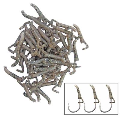 20Pcs Carp Fishing Hook Sleeves Aligner Hook Carp Hair Rig Sleeve Terminal Tackle Carp Fishing Accessories Tool