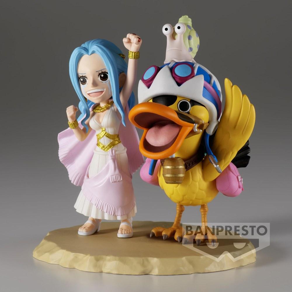 BANPRESTO One Piece Log Story Neferutari Vivi and Karoo World Collectable Figure