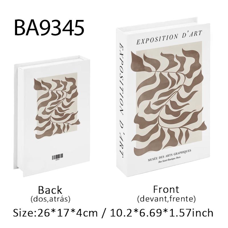 Bauhaus Decorative Books Open Luxury Fake Book Storage Box Home Decor Matisse Boho Monet Coffee Table Shelf Interior Decoration