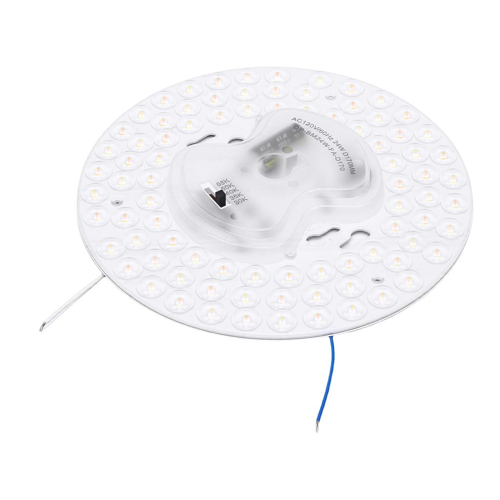 6.6in LED Ceiling Fan Light Retrofit Panel 24W Ceiling Light Replacement Board 5CCT 3000K 3500K 4000K 5000K 6500K