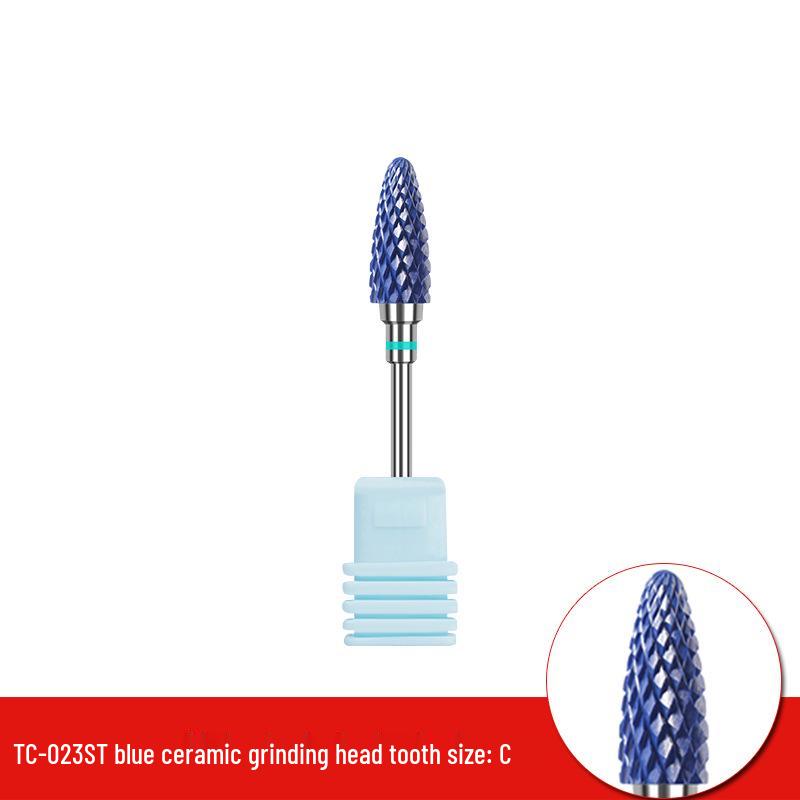 Single Bullet-Shaped Ceramic Nail Grinding Head 2.35