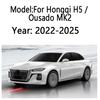 For Hongqi H5 MK2 Ousado 2022-2025 Window Door Visor Vent Awning Sun Rain Wind Guard Cover Deflector Weathershield Accessories