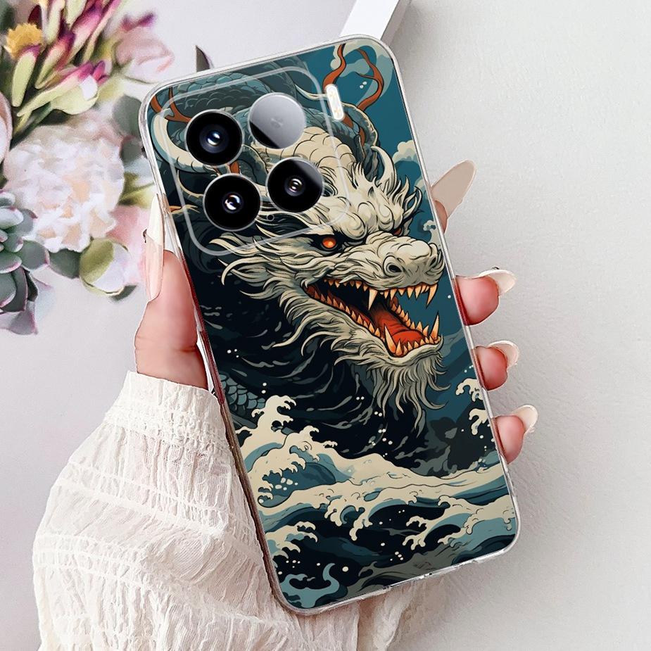 For Xiaomi Mi 15 Pro 5G Case New Fashion Painted Cover Soft Silicone Slim Phone Case For Xiaomi 15 Pro Mi15 5G Back Cover Fundas