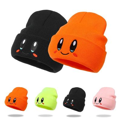 Anime Cartoon Cute Face Eyes Kawaii Kirby Hat Cosplay Keep Warm Knitted Hat Cap