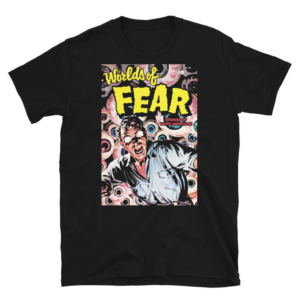 

Черная футболка унисекс Worlds Of Fear № 10, июнь 1953 г. S