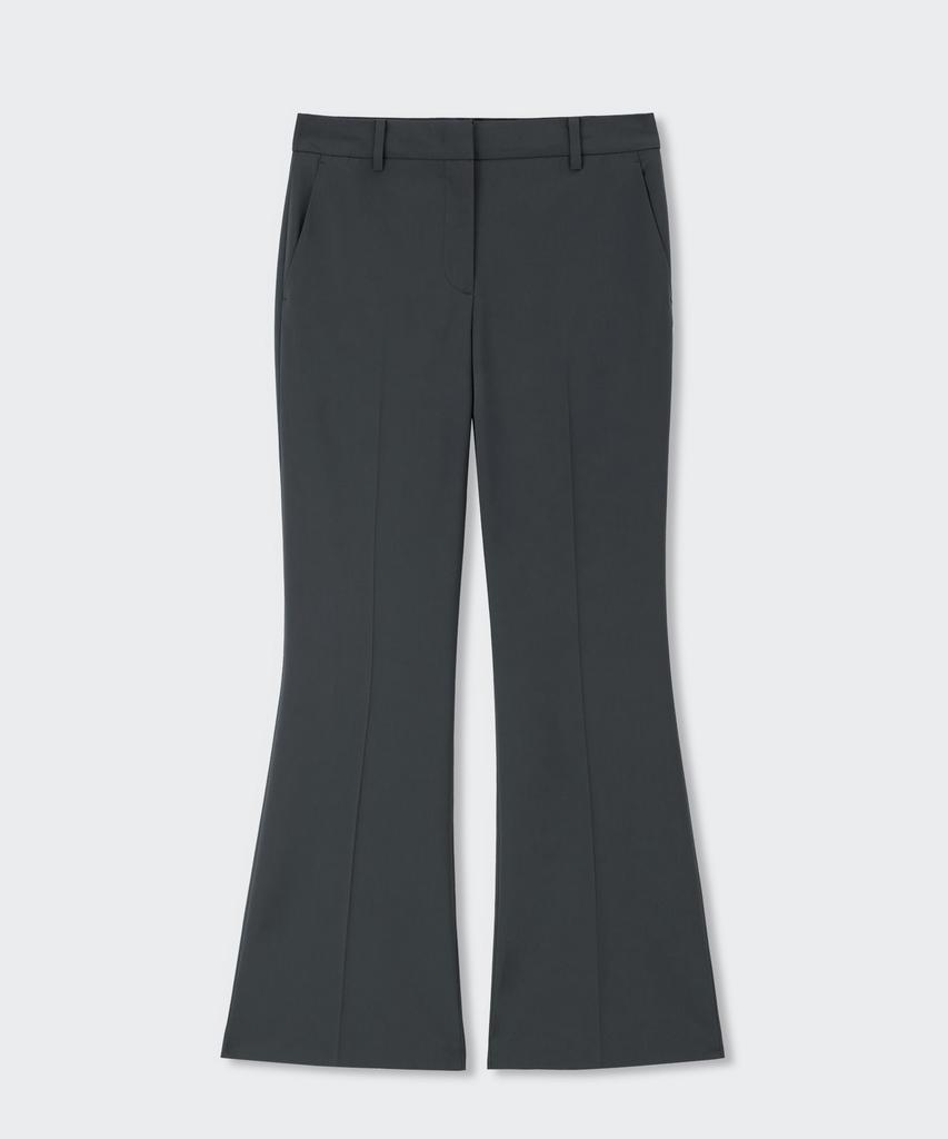 Musinsa Standard Woman [Cooltandard] Women'S Low Rise Flare Slacks [Gray]