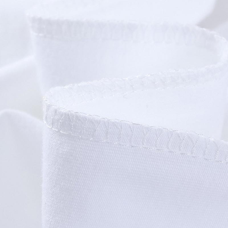 New Round Neck Loose Tees Long Sleeve T-shirt 12 Solid Color Cotton White T-shirt High Quality Oversized Tees Plus Size S-5XL