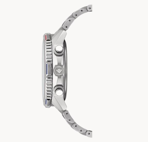 Citizen Promaster Sky Direct Silver CB5000-50L Eco-Drive Radio-Controlled Watch, Flight, Men's,