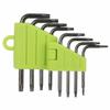 Torx Screwdriver T6 T8 T9 T10 T5 Hexagonal Star Screwdriver with Magnet Hex Lobe Torx Wrench Set L Type Compatible with Tamper-proof Screws Set of 8 P