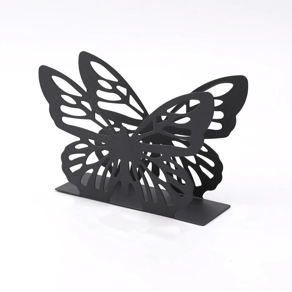 

Vertical Design Paper Towel Holder Butterfly Rabit Shape Freestanding Tissue Dispenser Creative Exquisite Napkin Storage