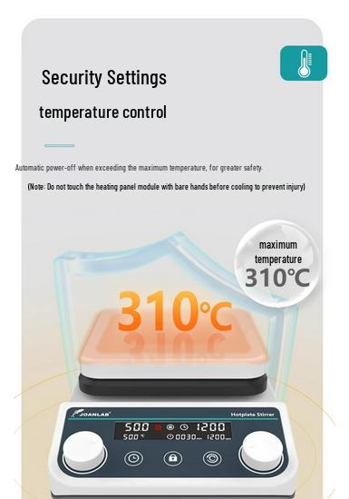Digital Magnetic Stirrer with Temperature Control and High-Temp Display for Laboratory