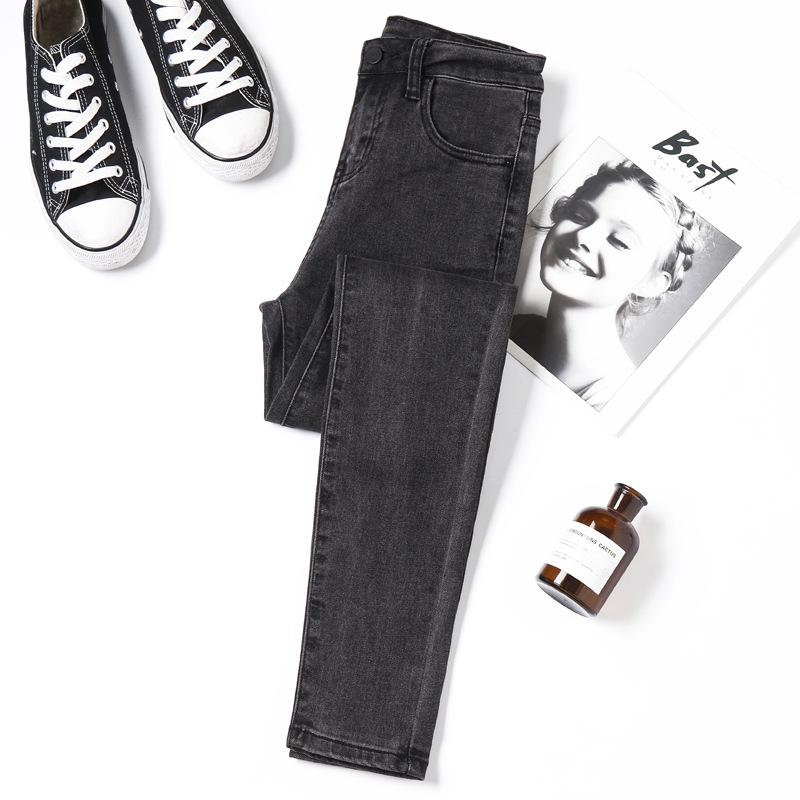 Xintang Dámské skinny džíny s vysokým pasem: Jaro/Podzim 2025, Elastické tužkové kalhoty slim fit.