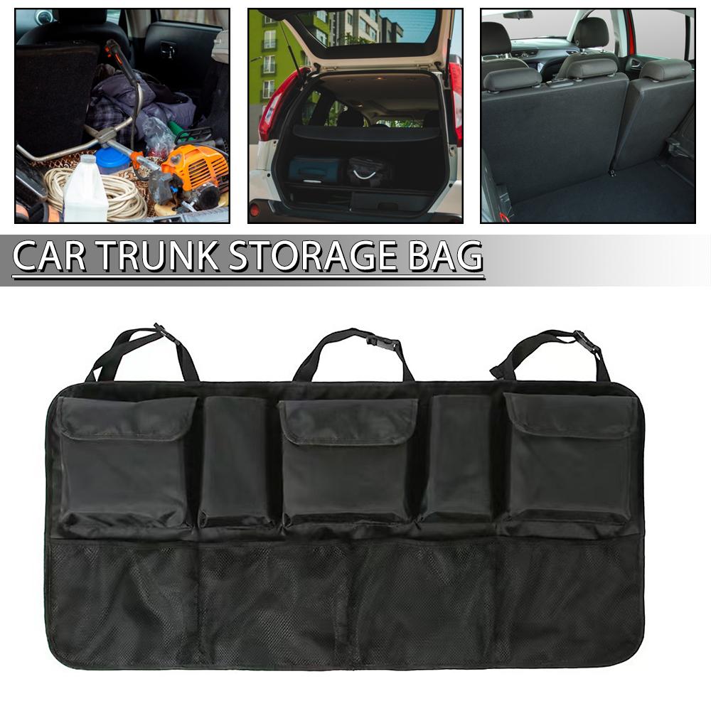 

Mayitr большой органайзер для багажника автомобиля, аккуратная сумка для хранения на заднем сиденье, подвесные карманные аксессуары