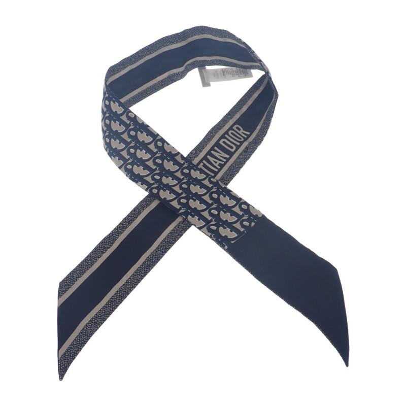 Dior  15DOB106I600 scarf Navy silk Women