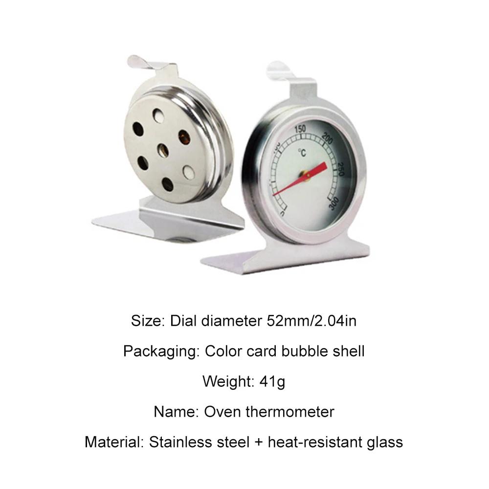 300°C Stainless Steel Oven Thermometer Household Baked Goods Temperature Meter Kitchen Tools BBQ  Food  Oil Kitchen Tools