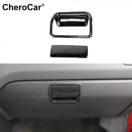 2Pcs Passenger Storage Box Trim Cover Decor For 2014+ Chevy Colorado/GMC Canyon