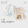 David Bella Boys' Short Sleeved T-shirt Summer Outfit New Children's Moisture Absorbing Quick Drying Base Shirt Baby Pure Cotton Top