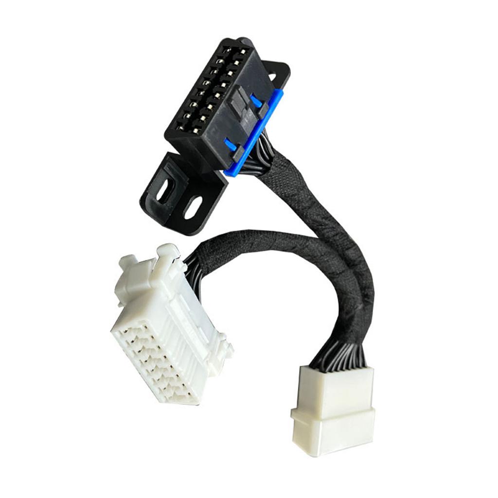 OBD2 Splitter Y-Kabel Stecker Splitter auf 2 Buchsen Verlängerungskabel 15cm/6inch Auto OBDII Splitter Verlängerungskabel