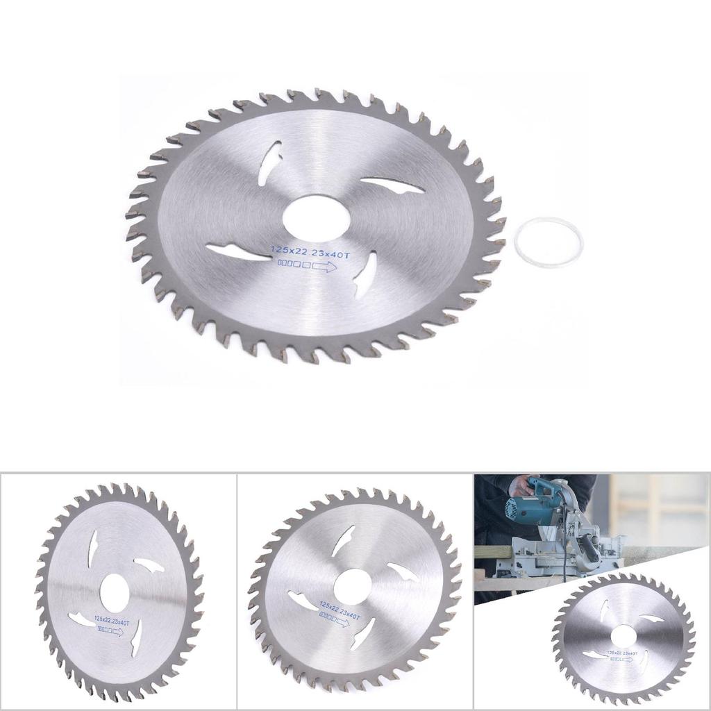 Circular Saw Blade Carbide Woodworking Cutting Discs Wheel 125 x 22.23 x 40T