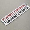 3D Chrome Metal Rear Trunk Car Badge Logo Turbo Diesel Emblem Sticker RAM 2500 Body Decal Adhesive Car Body Accessories