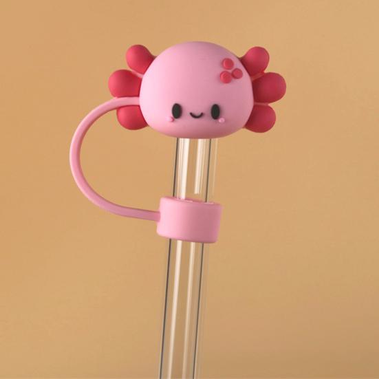 Cute Straw Covers Cap Leak-proof Straw Cap 10mm Diameter Drinking Straw Cover Dust-Proof Straw Lid for 30oz 40oz Tumblers And Outdoor Travel