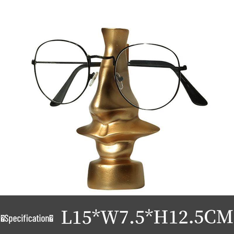 Contemporary Glasses Stand: Light Luxury Ornament for Hotel, Office, or Living Room