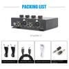 2 Input Mic Booster Double Channel Microphone Pream for Clear Sound Widely Used For Guitars and Keyboards