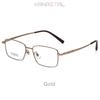 Men Pure Titanium Business Eyeglasses Frame Anti Radiation Lenses Women Square Glasses Prescription Myopia Reading Eyewear Frame