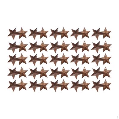 50 Pieces Mini Star and Bell Charms for Home Decor Indoor Outdoor Use