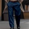 Herren Formal Einfarbig Mode Straße Täglich Outdoor Locker Gerade Anzug Freizeithose Hose