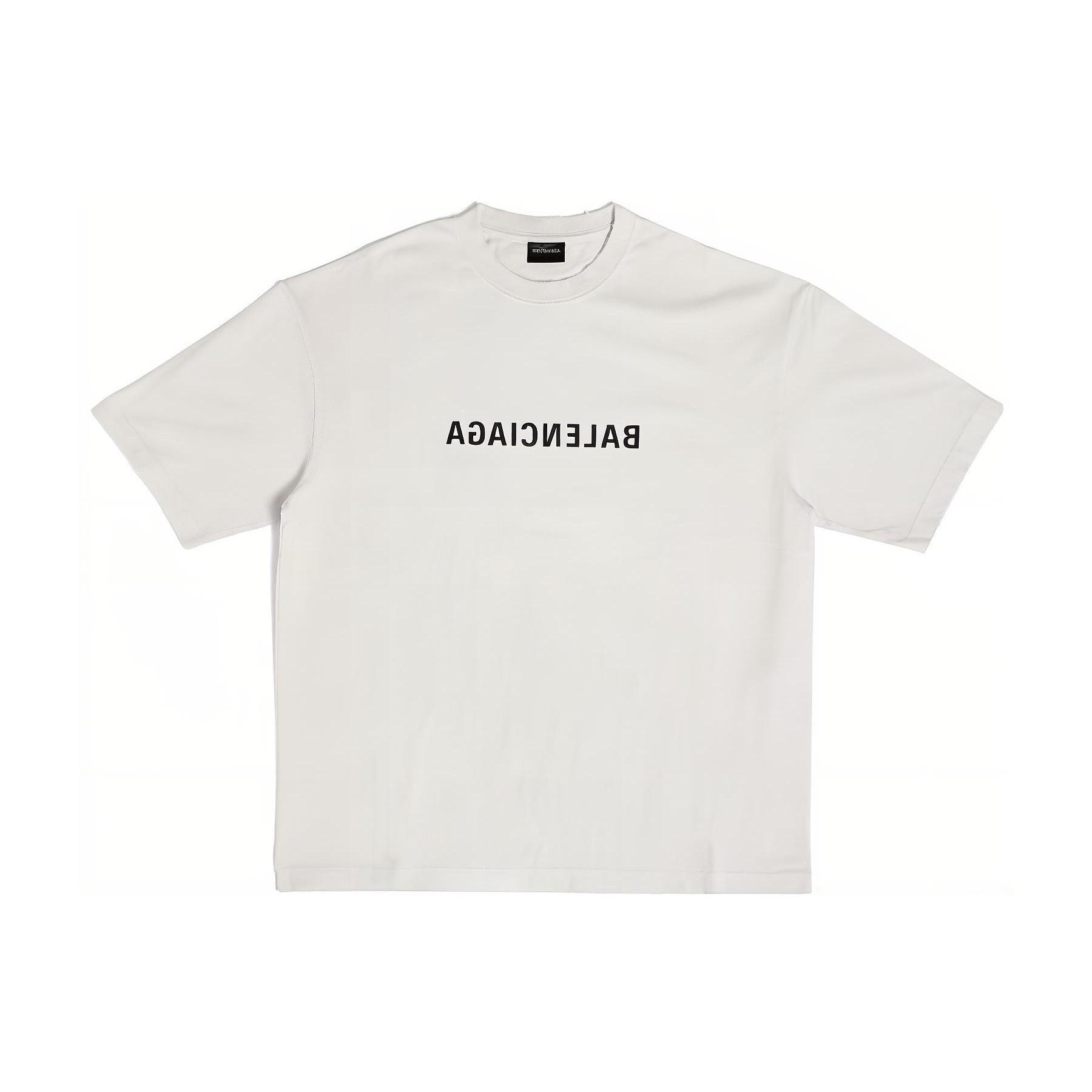 Balenciaga Spogulis Balenciaga T-krekls Vidēja piegriezuma