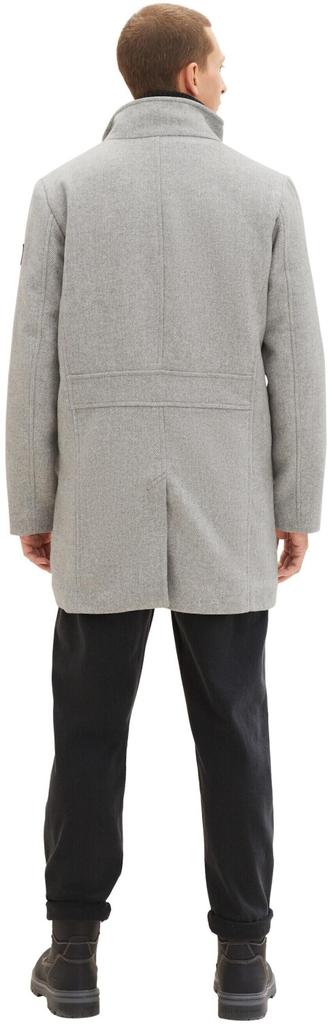 Coat Tom Tailor 2 In 1 Mantel (1037349) of Light Gray Wool Twill