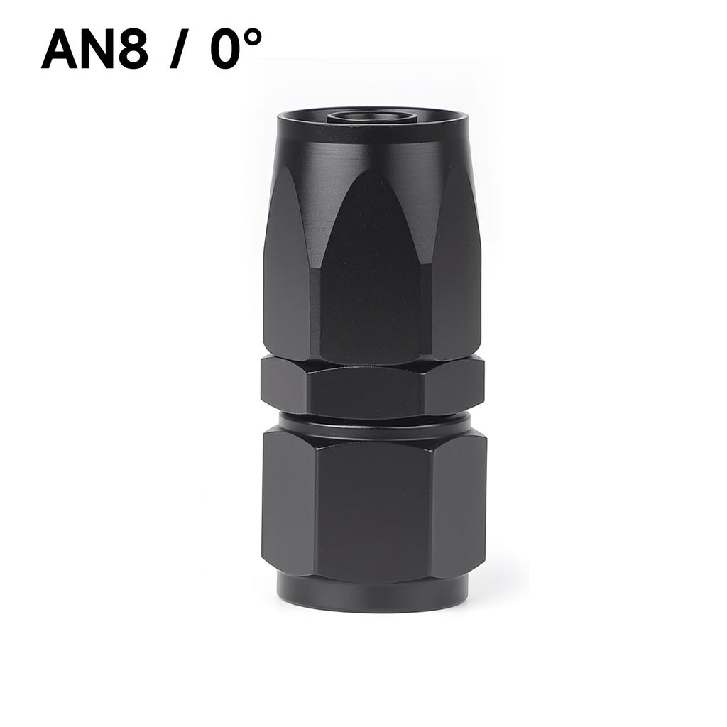 1 PCS Universal Straight 0 45 90 180 Degree Aluminum Car Swivel Hose End Fitting Adapter AN4/AN6/AN8/AN10 Oil Fuel CPE Line NPT