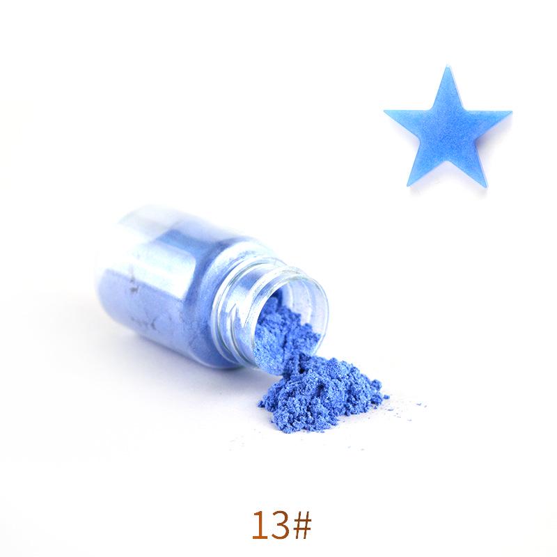Mermaid Ji Iridescent Mica Powder: DIY Crystal Clay, Pearlescent Epoxy Resin, Glitter Pigment.