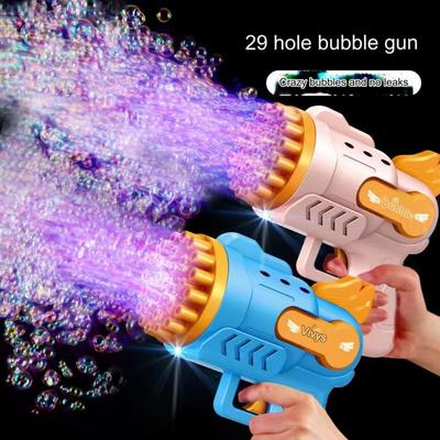 Bublinkovač Ruční 29 Děr Automatický Mýdlový Bublinkovač Letní Venkovní Hračka Dárek Pro Kluky Narozeniny Svatba Oslava Dárky