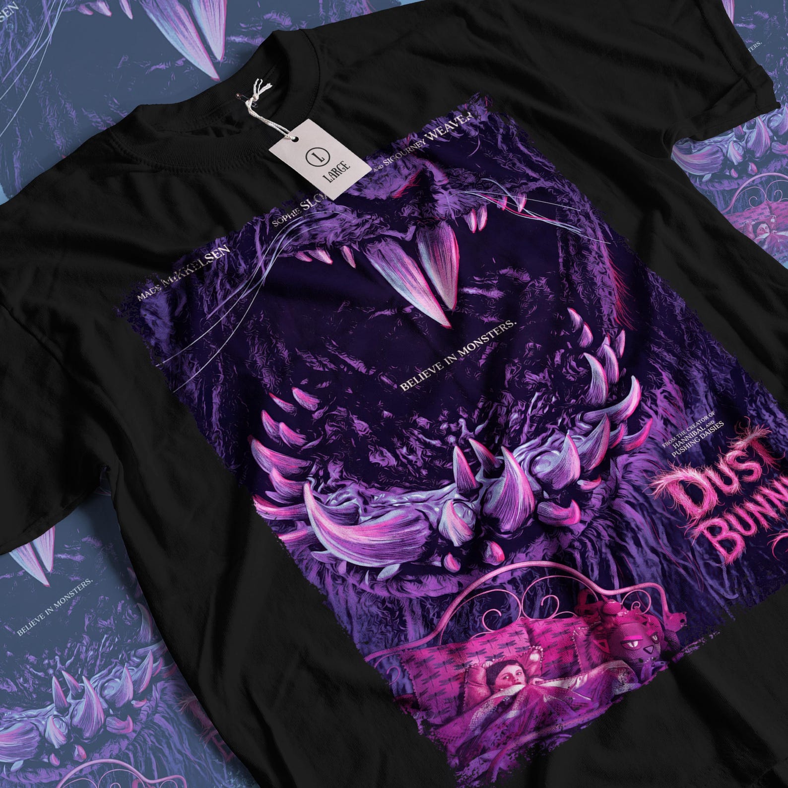 Dust Bunny Movie T-Shirt: Vintage Horror Movie Unisex Graphic Tee 3XL