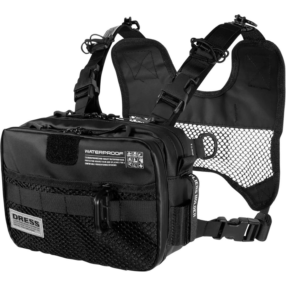 Dres Tactical Chest Bag Waterproof Black