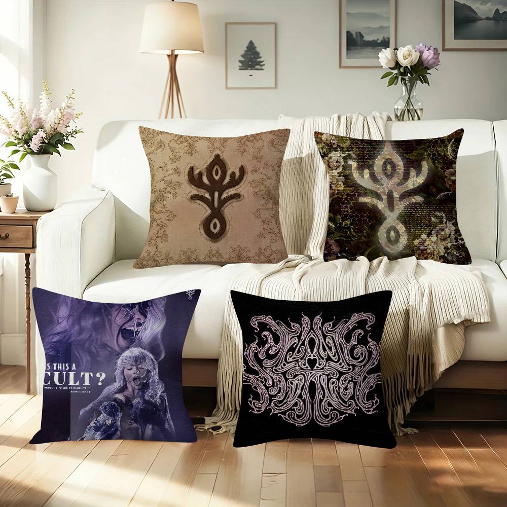 HADES SACRIFICE Melanie Martinez Reflective Cushion Cover Car Throw Pillow Case For Sofa Car Christmas Gift 40x40cm 45x45cm
