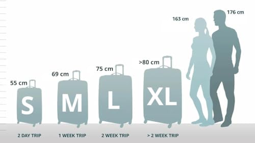 Samsonite Cosmolite Spinner 69 FL2 Koffer, Kostenlose Aufgabegepäckgröße, Garantie inklusive, 68L, 69cm, 2.3kg, V22*25306, 25, Silber