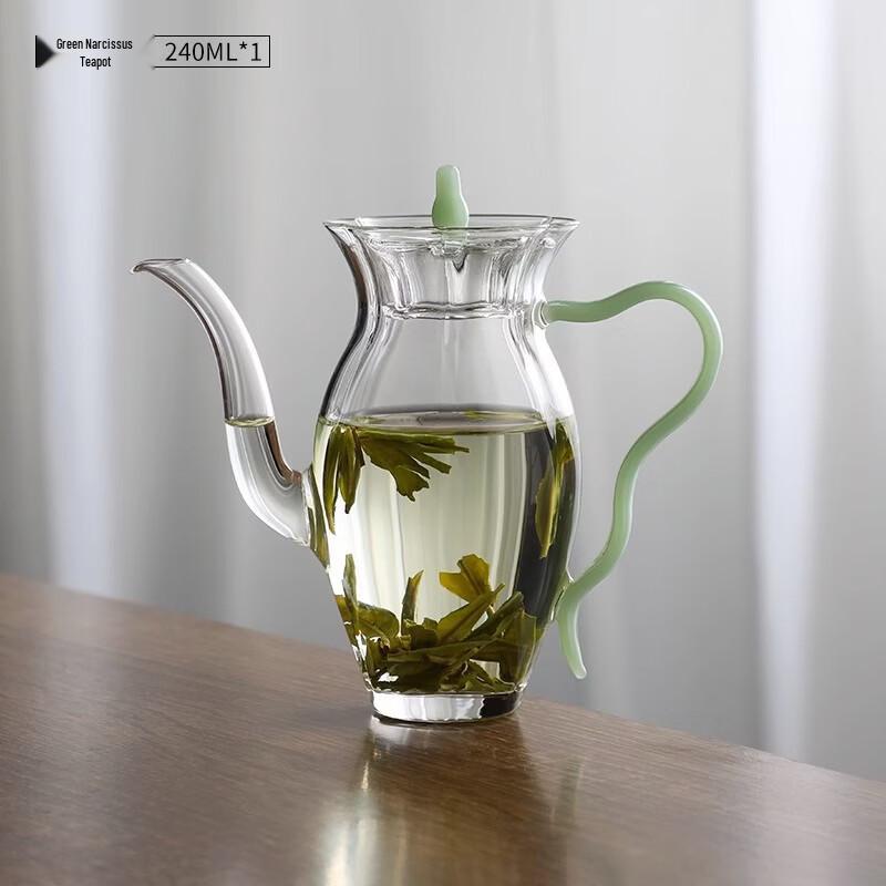 Narcissus High Borosilicate Glass Teapot