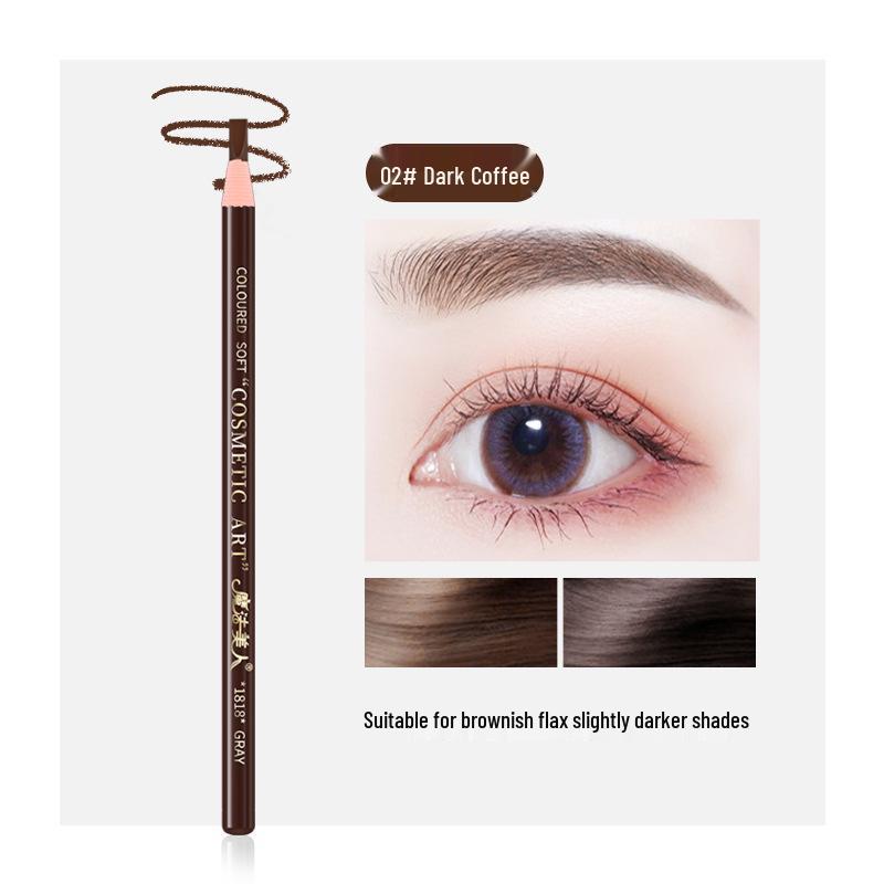 

1818 Pull-String Eyebrow Pencil: Ultra-Fine, Waterproof, Sweatproof, Smudge-Proof, Hard Core, Tear-Off Design for Professional Makeup Artists.